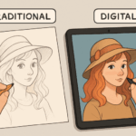 Blending Traditional Pencil Sketches with Digital Art A Modern Approach