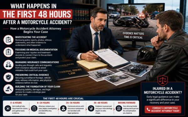 Motorcycle Accident Attorney First 48 Hours
