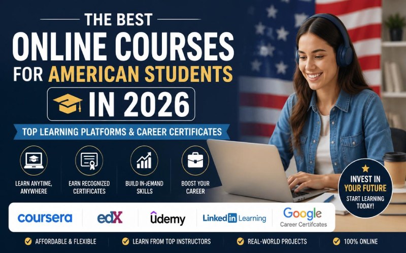 Best Online Courses for American Students in 2026