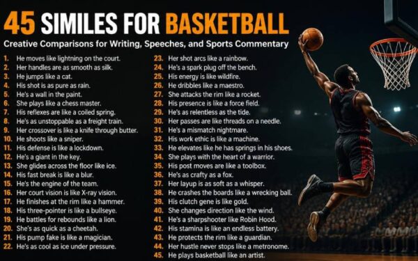 Similes for Basketball