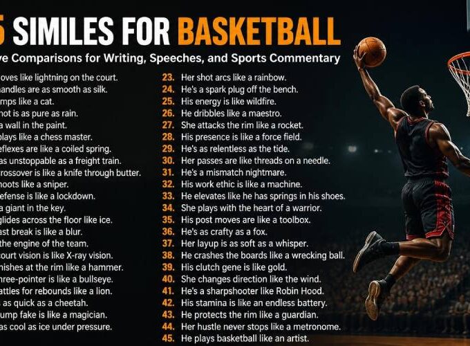 Similes for Basketball