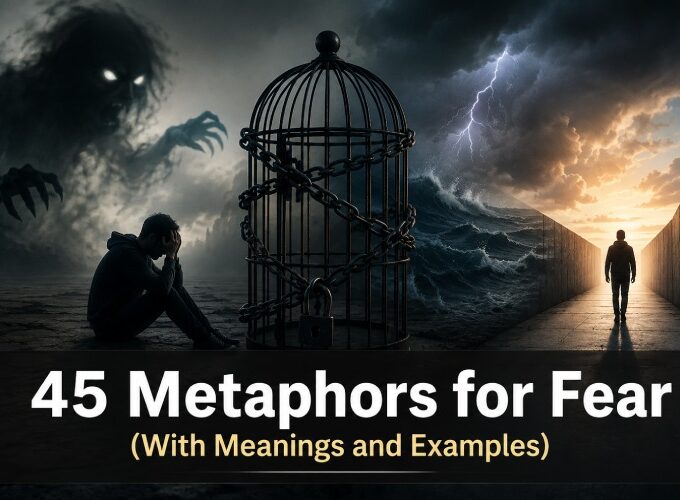 45 Metaphors for Fear (With Meanings and Examples)