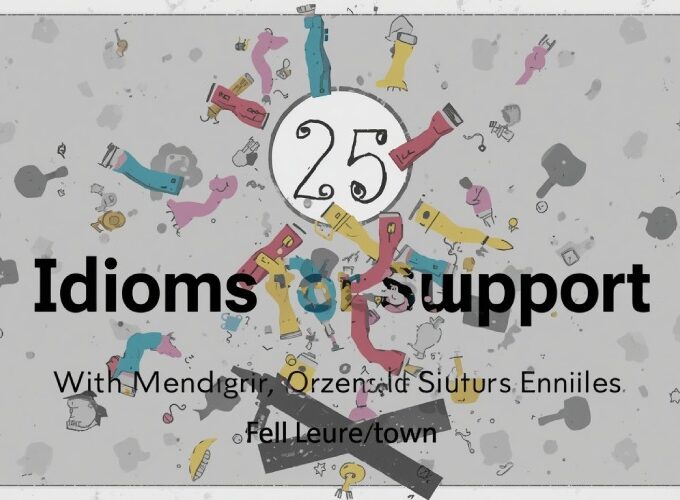 Idioms for Support